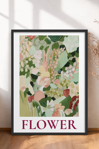 HOMEPACK Ahşap Çerçeveli Tablo Çerçeveli Poster Sanatsal Modern Duvar Dekoru BEK-8335