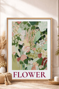 HOMEPACK Ahşap Çerçeveli Tablo Çerçeveli Poster Sanatsal Modern Duvar Dekoru BEK-8335