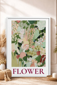 HOMEPACK Ahşap Çerçeveli Tablo Çerçeveli Poster Sanatsal Modern Duvar Dekoru BEK-8335