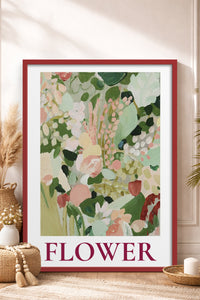 HOMEPACK Ahşap Çerçeveli Tablo Çerçeveli Poster Sanatsal Modern Duvar Dekoru BEK-8335