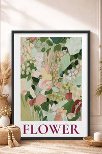 HOMEPACK Ahşap Çerçeveli Tablo Çerçeveli Poster Sanatsal Modern Duvar Dekoru BEK-8335