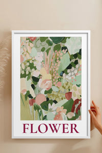 HOMEPACK Ahşap Çerçeveli Tablo Çerçeveli Poster Sanatsal Modern Duvar Dekoru BEK-8335