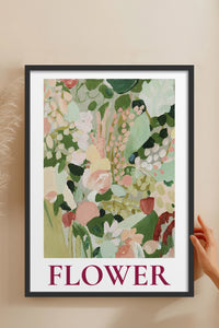 HOMEPACK Ahşap Çerçeveli Tablo Çerçeveli Poster Sanatsal Modern Duvar Dekoru BEK-8335