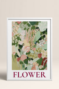 HOMEPACK Ahşap Çerçeveli Tablo Çerçeveli Poster Sanatsal Modern Duvar Dekoru BEK-8335