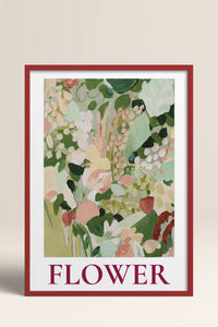 HOMEPACK Ahşap Çerçeveli Tablo Çerçeveli Poster Sanatsal Modern Duvar Dekoru BEK-8335