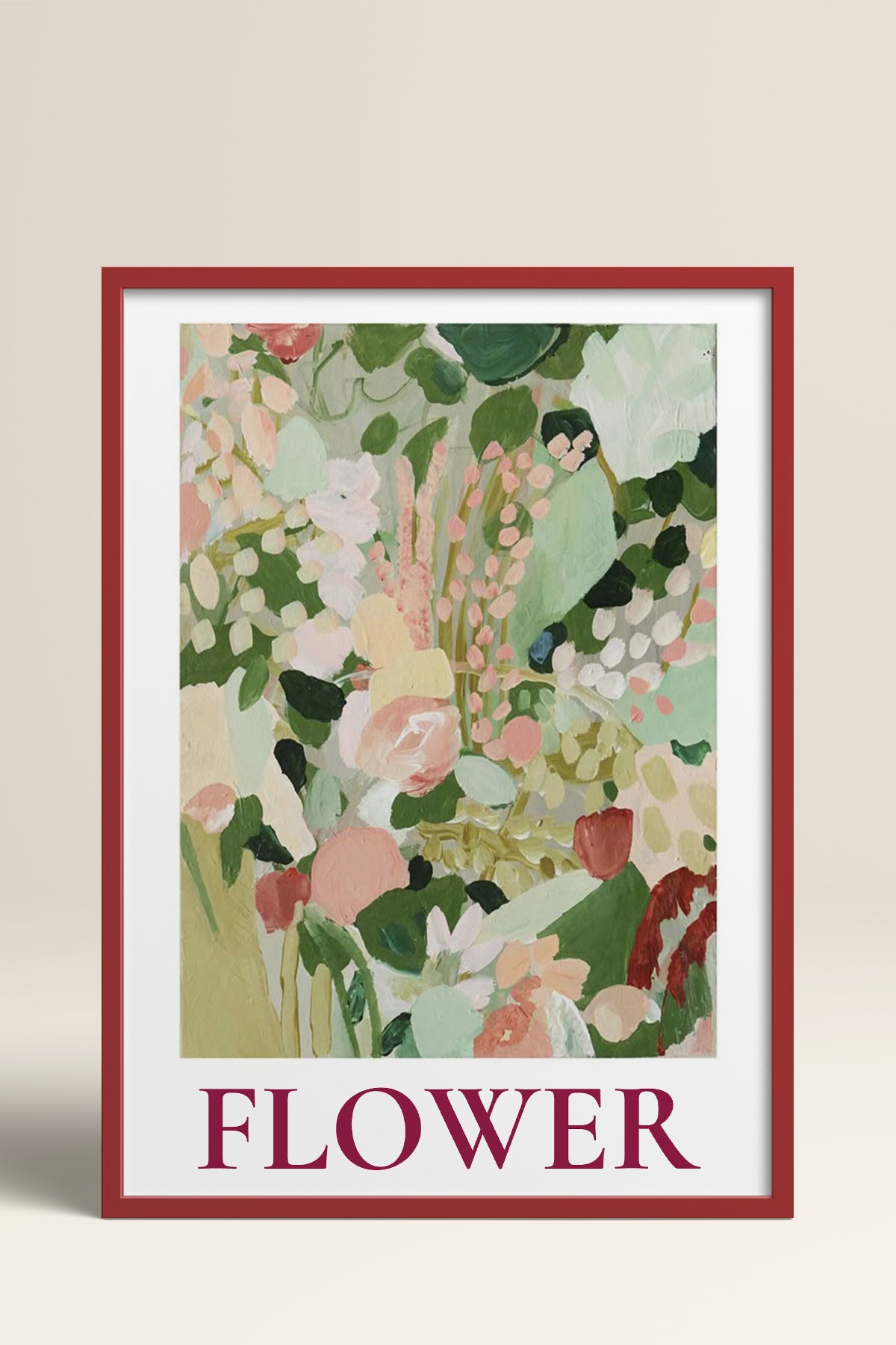 HOMEPACK Ahşap Çerçeveli Tablo Çerçeveli Poster Sanatsal Modern Duvar Dekoru BEK-8335