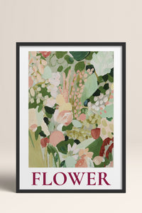 HOMEPACK Ahşap Çerçeveli Tablo Çerçeveli Poster Sanatsal Modern Duvar Dekoru BEK-8335