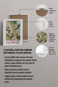 HOMEPACK Ahşap Çerçeveli Tablo Çerçeveli Poster Sanatsal Modern Duvar Dekoru BEK-8335