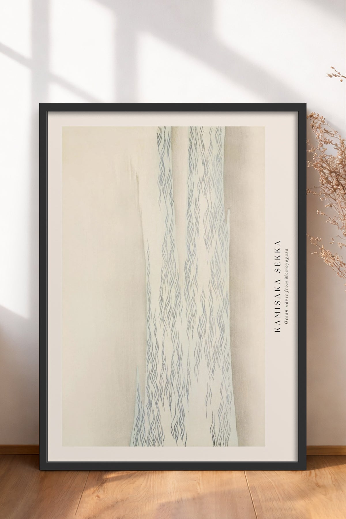 HOMEPACK Ahşap Çerçeveli Tablo Çerçeveli Poster Sanatsal Modern Duvar Dekoru BEK-8336