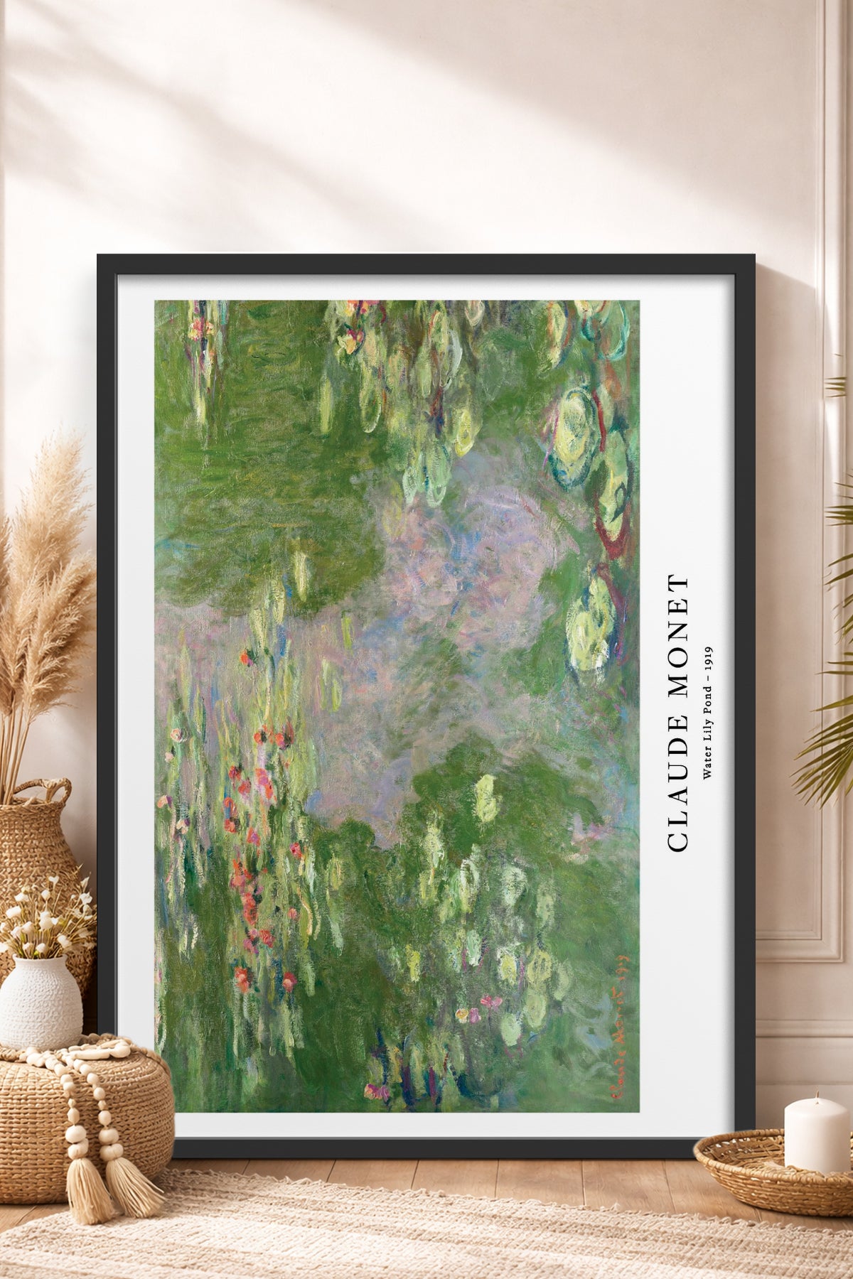 HOMEPACK Ahşap Çerçeveli Tablo Çerçeveli Poster Sanatsal Modern Duvar Dekoru BEK-8337