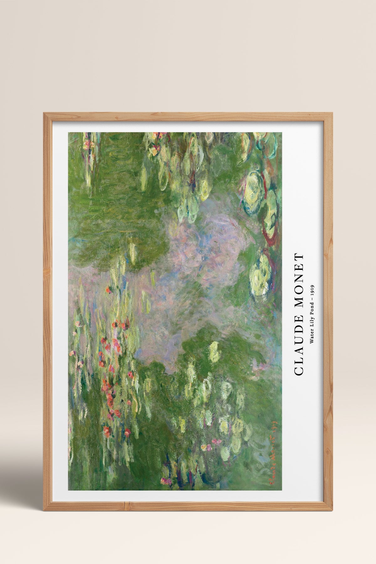 HOMEPACK Ahşap Çerçeveli Tablo Çerçeveli Poster Sanatsal Modern Duvar Dekoru BEK-8337