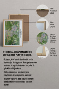 HOMEPACK Ahşap Çerçeveli Tablo Çerçeveli Poster Sanatsal Modern Duvar Dekoru BEK-8337