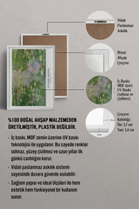 HOMEPACK Ahşap Çerçeveli Tablo Çerçeveli Poster Sanatsal Modern Duvar Dekoru BEK-8337
