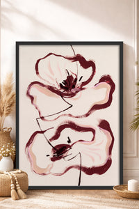HOMEPACK Ahşap Çerçeveli Tablo Çerçeveli Poster Sanatsal Modern Duvar Dekoru BEK-8338