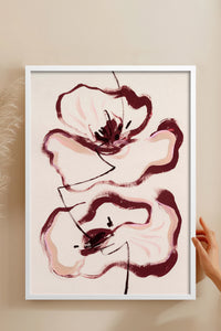 HOMEPACK Ahşap Çerçeveli Tablo Çerçeveli Poster Sanatsal Modern Duvar Dekoru BEK-8338