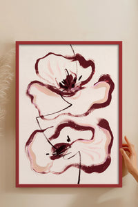 HOMEPACK Ahşap Çerçeveli Tablo Çerçeveli Poster Sanatsal Modern Duvar Dekoru BEK-8338
