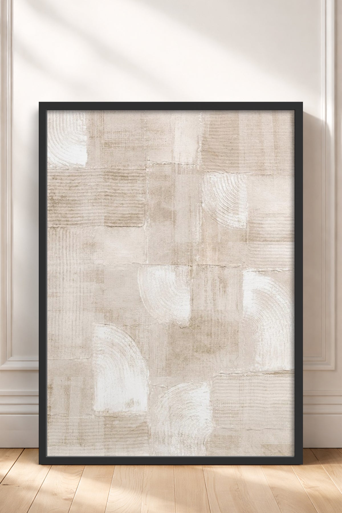 HOMEPACK Ahşap Çerçeveli Tablo Çerçeveli Poster Sanatsal Modern Duvar Dekoru BEK-8339