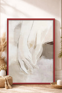 HOMEPACK Ahşap Çerçeveli Tablo Çerçeveli Poster Sanatsal Modern Duvar Dekoru BEK-8340