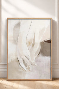 HOMEPACK Ahşap Çerçeveli Tablo Çerçeveli Poster Sanatsal Modern Duvar Dekoru BEK-8340