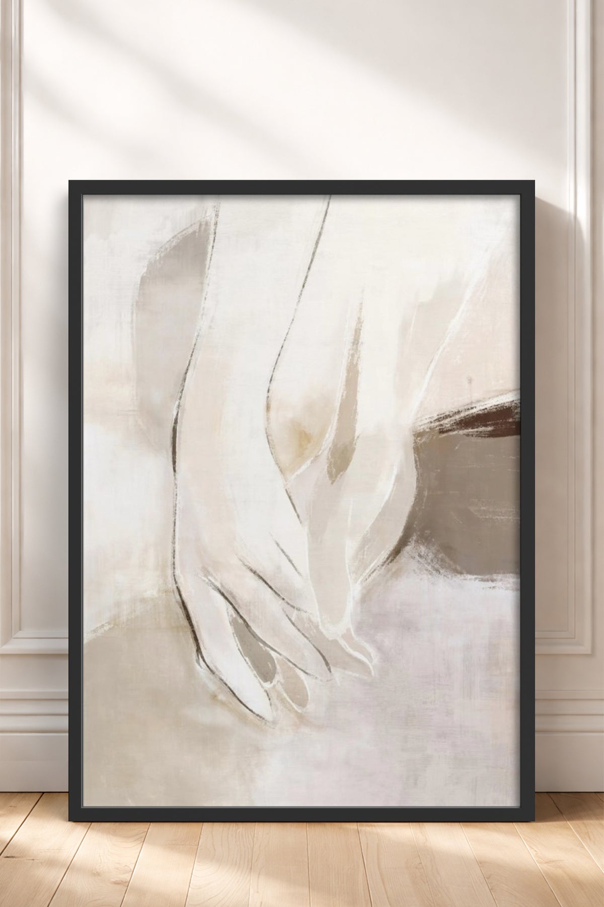 HOMEPACK Ahşap Çerçeveli Tablo Çerçeveli Poster Sanatsal Modern Duvar Dekoru BEK-8340