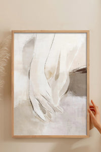 HOMEPACK Ahşap Çerçeveli Tablo Çerçeveli Poster Sanatsal Modern Duvar Dekoru BEK-8340