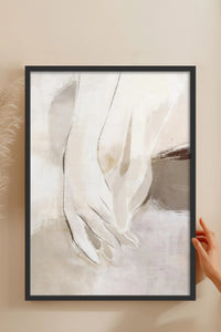 HOMEPACK Ahşap Çerçeveli Tablo Çerçeveli Poster Sanatsal Modern Duvar Dekoru BEK-8340