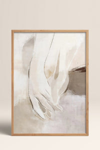 HOMEPACK Ahşap Çerçeveli Tablo Çerçeveli Poster Sanatsal Modern Duvar Dekoru BEK-8340