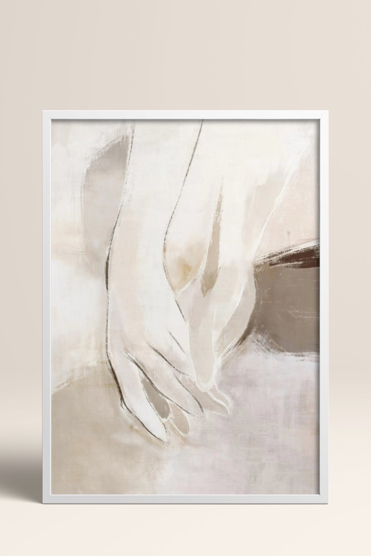 HOMEPACK Ahşap Çerçeveli Tablo Çerçeveli Poster Sanatsal Modern Duvar Dekoru BEK-8340