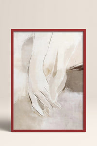 HOMEPACK Ahşap Çerçeveli Tablo Çerçeveli Poster Sanatsal Modern Duvar Dekoru BEK-8340