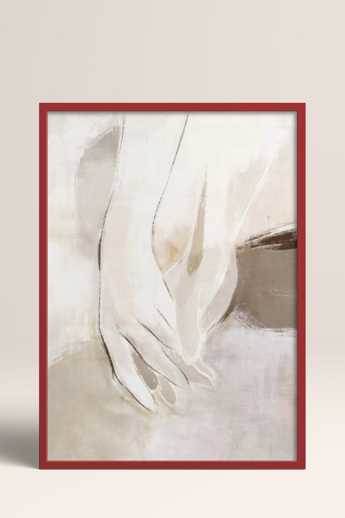 HOMEPACK Ahşap Çerçeveli Tablo Çerçeveli Poster Sanatsal Modern Duvar Dekoru BEK-8340