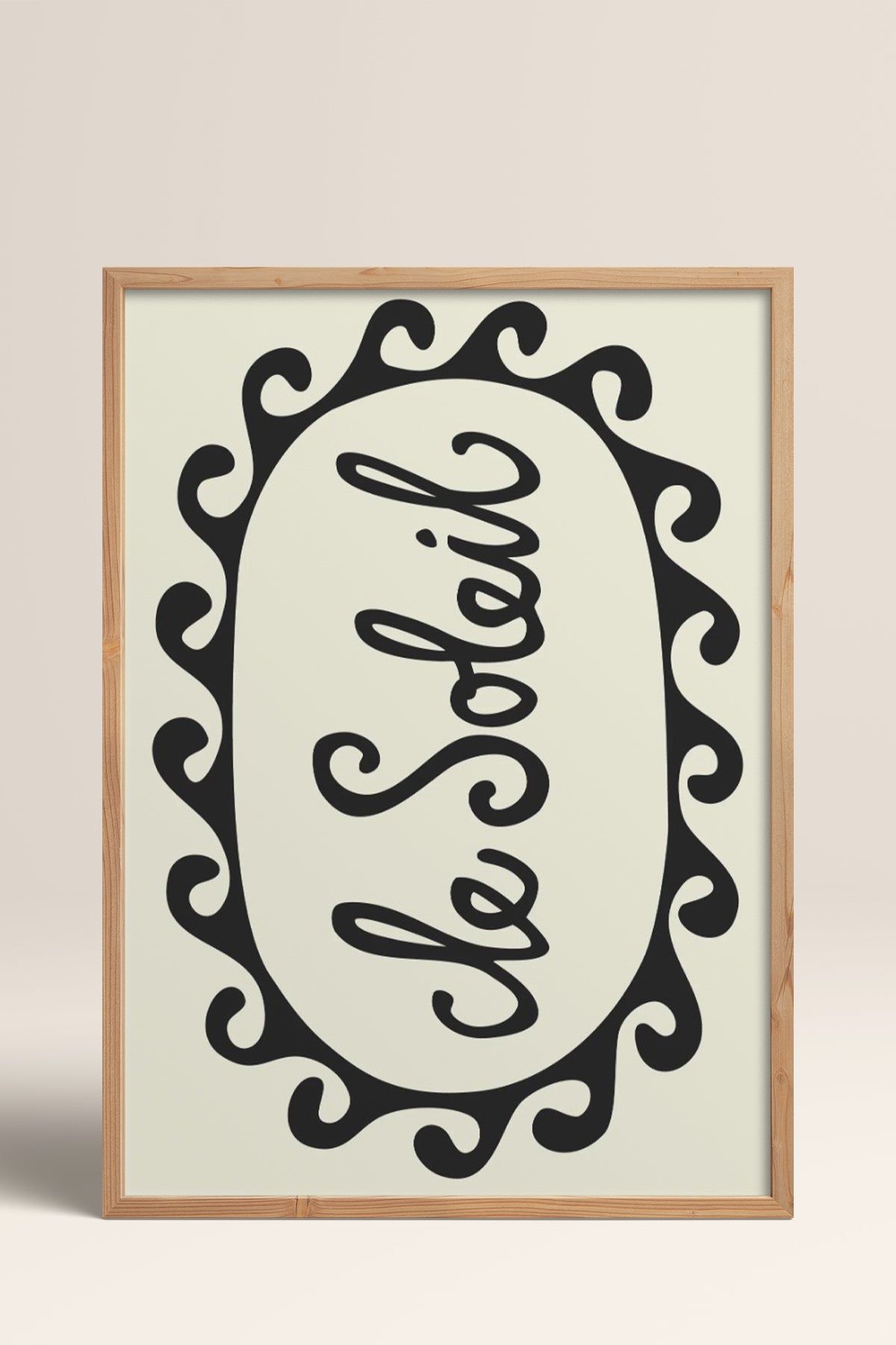 HOMEPACK Ahşap Çerçeveli Tablo Çerçeveli Poster Sanatsal Modern Duvar Dekoru BEK-8341