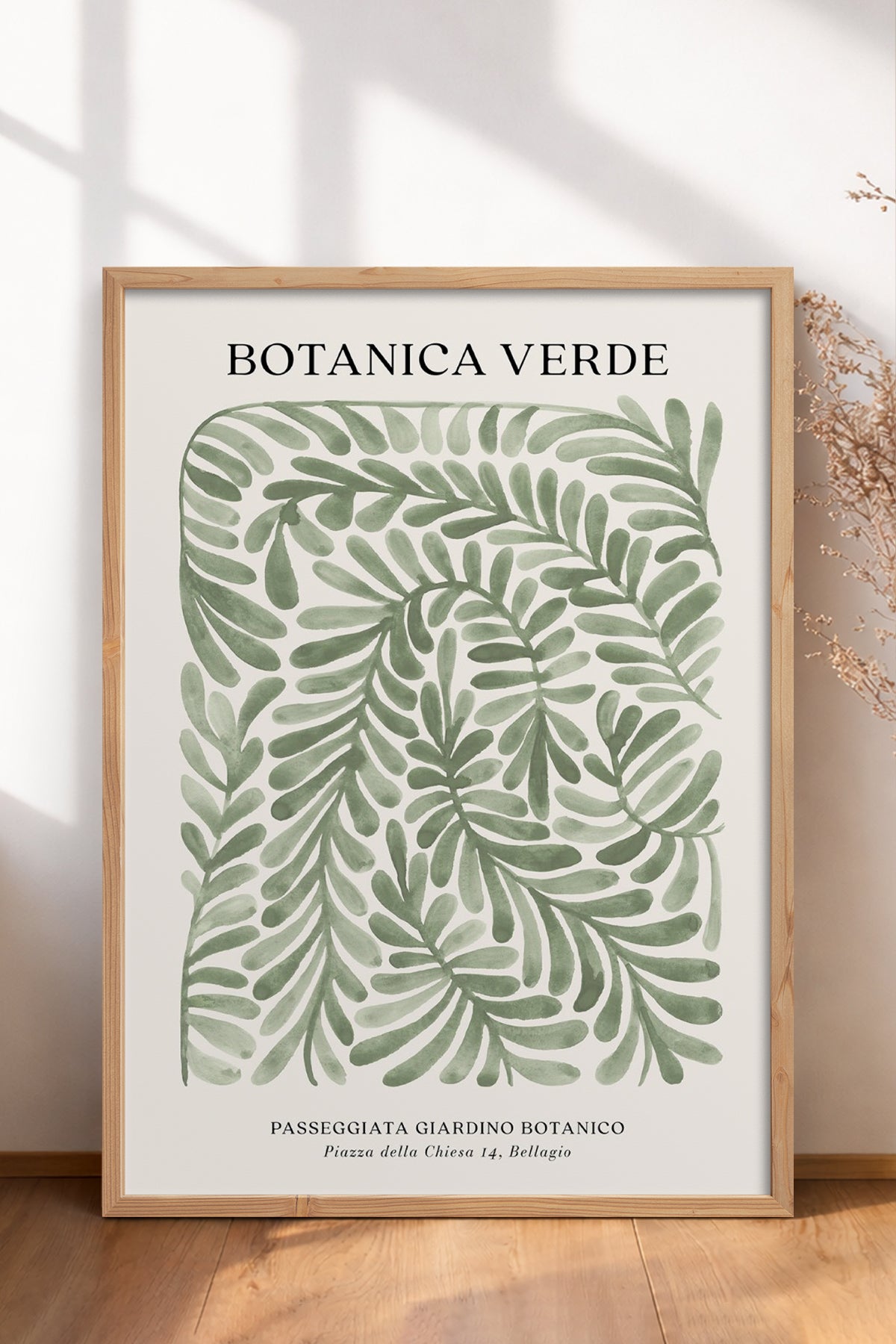 HOMEPACK Ahşap Çerçeveli Tablo Çerçeveli Poster Sanatsal Modern Duvar Dekoru BEK-8342