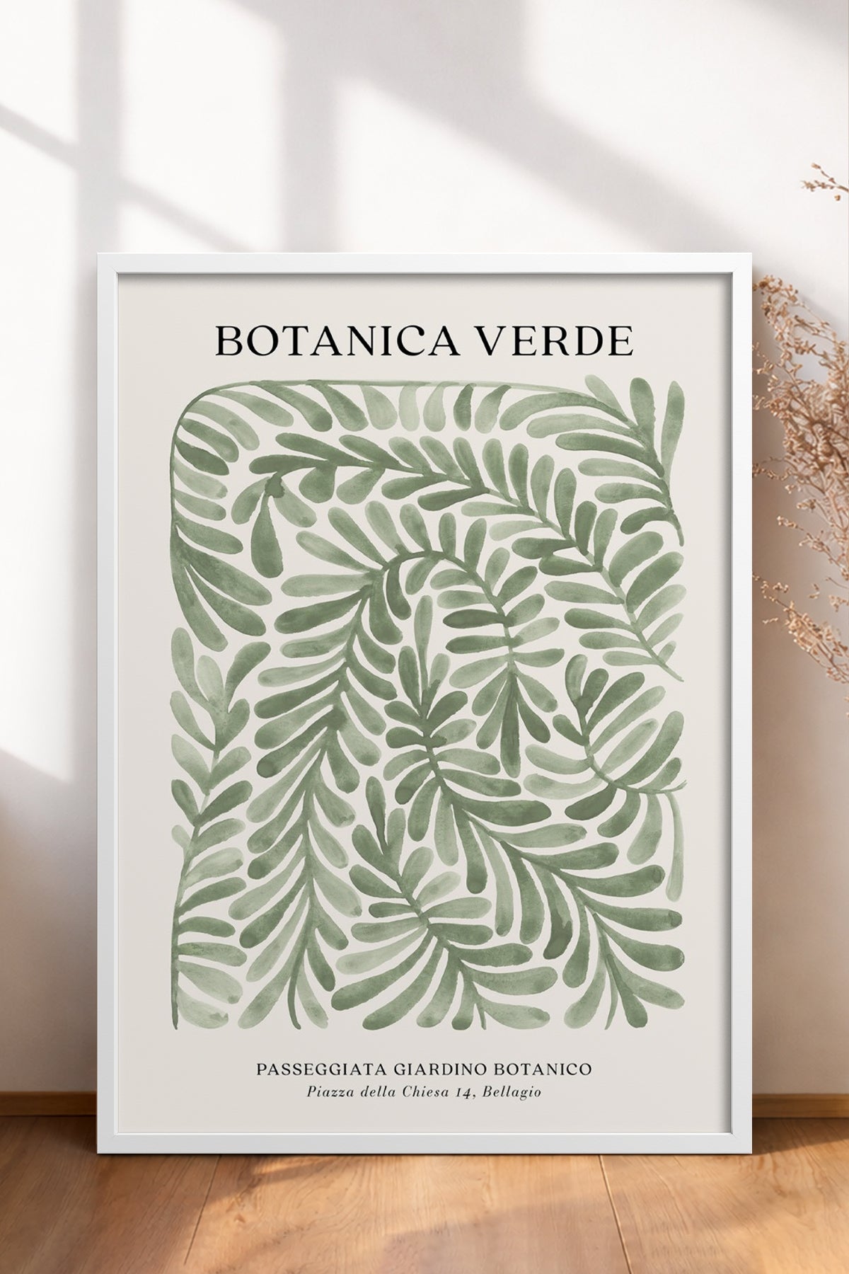 HOMEPACK Ahşap Çerçeveli Tablo Çerçeveli Poster Sanatsal Modern Duvar Dekoru BEK-8342