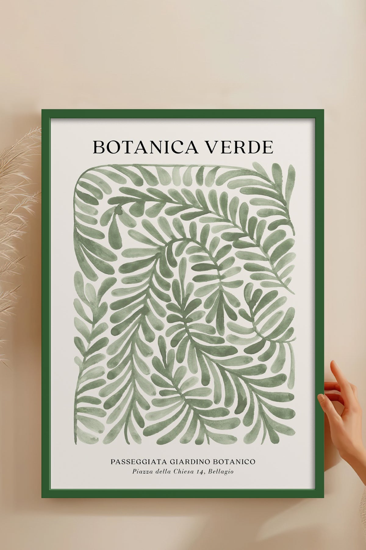 HOMEPACK Ahşap Çerçeveli Tablo Çerçeveli Poster Sanatsal Modern Duvar Dekoru BEK-8342