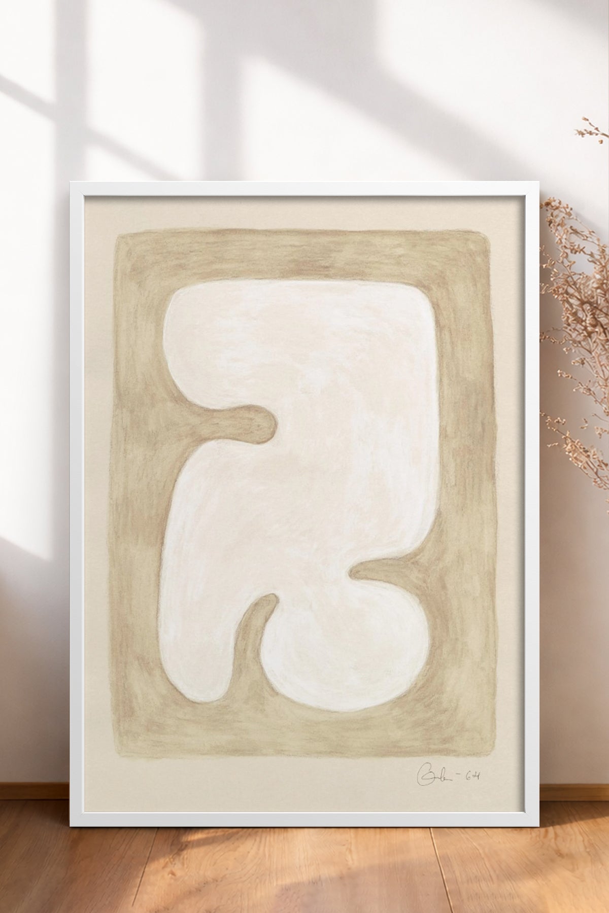 HOMEPACK Ahşap Çerçeveli Tablo Çerçeveli Poster Sanatsal Modern Duvar Dekoru BEK-8345