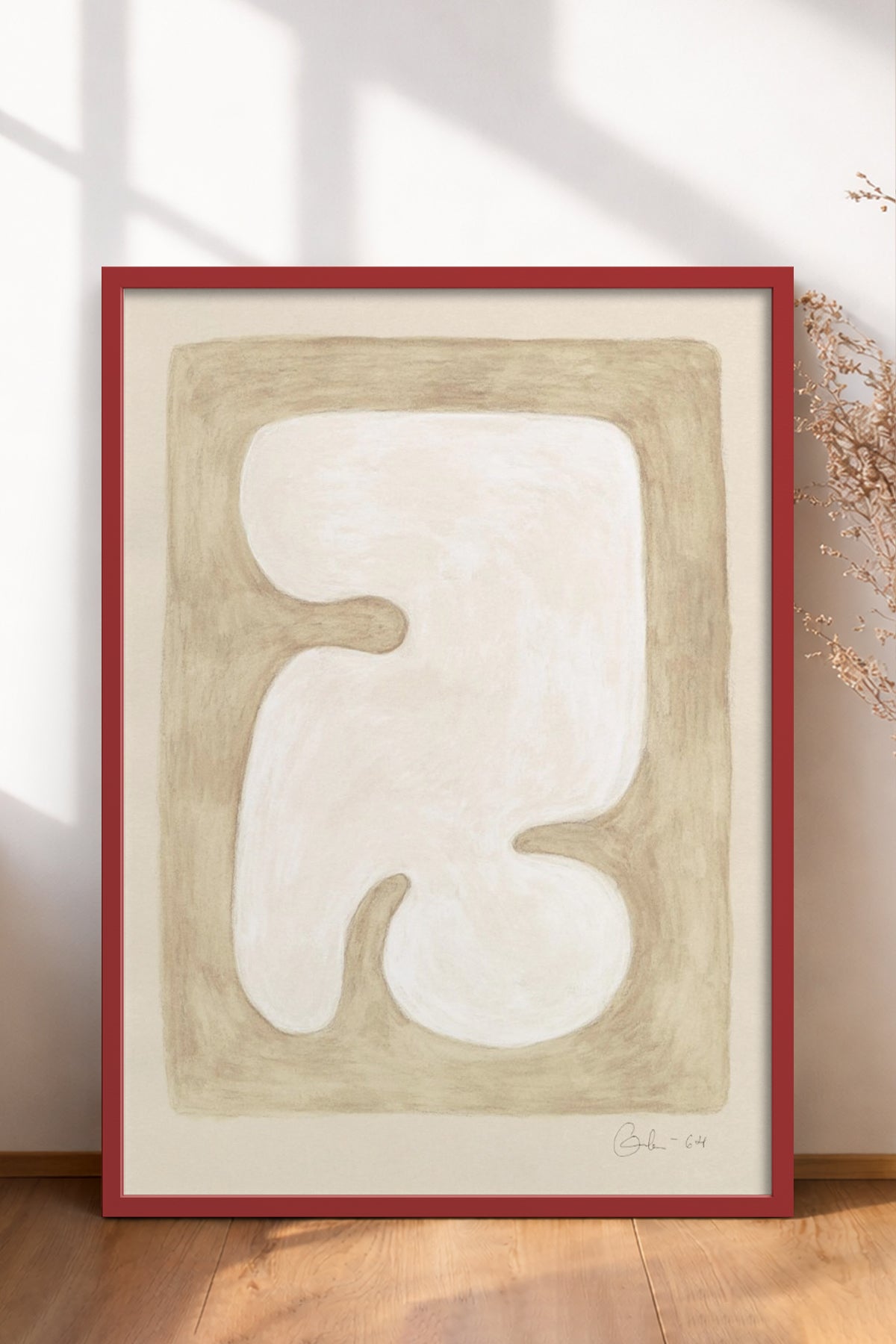 HOMEPACK Ahşap Çerçeveli Tablo Çerçeveli Poster Sanatsal Modern Duvar Dekoru BEK-8345