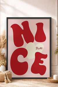 HOMEPACK Ahşap Çerçeveli Tablo Çerçeveli Poster Sanatsal Modern Duvar Dekoru BEK-8346