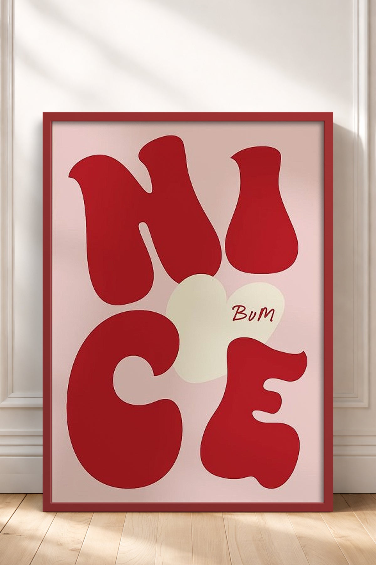 HOMEPACK Ahşap Çerçeveli Tablo Çerçeveli Poster Sanatsal Modern Duvar Dekoru BEK-8346