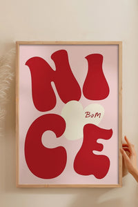 HOMEPACK Ahşap Çerçeveli Tablo Çerçeveli Poster Sanatsal Modern Duvar Dekoru BEK-8346