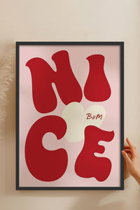 HOMEPACK Ahşap Çerçeveli Tablo Çerçeveli Poster Sanatsal Modern Duvar Dekoru BEK-8346