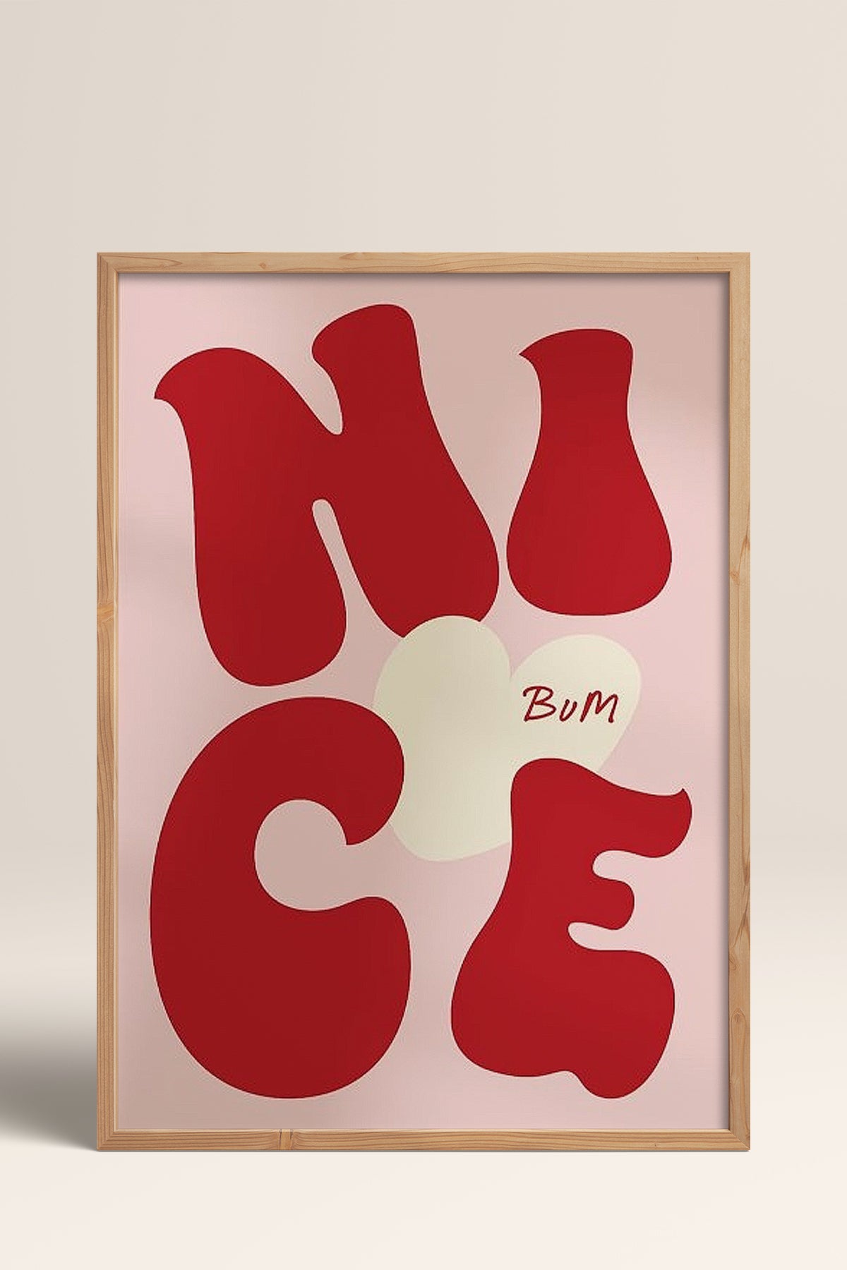 HOMEPACK Ahşap Çerçeveli Tablo Çerçeveli Poster Sanatsal Modern Duvar Dekoru BEK-8346