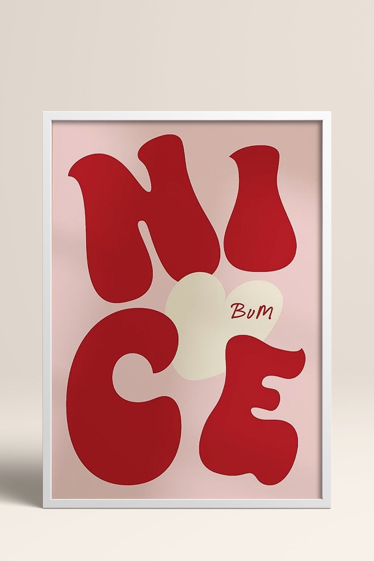 HOMEPACK Ahşap Çerçeveli Tablo Çerçeveli Poster Sanatsal Modern Duvar Dekoru BEK-8346