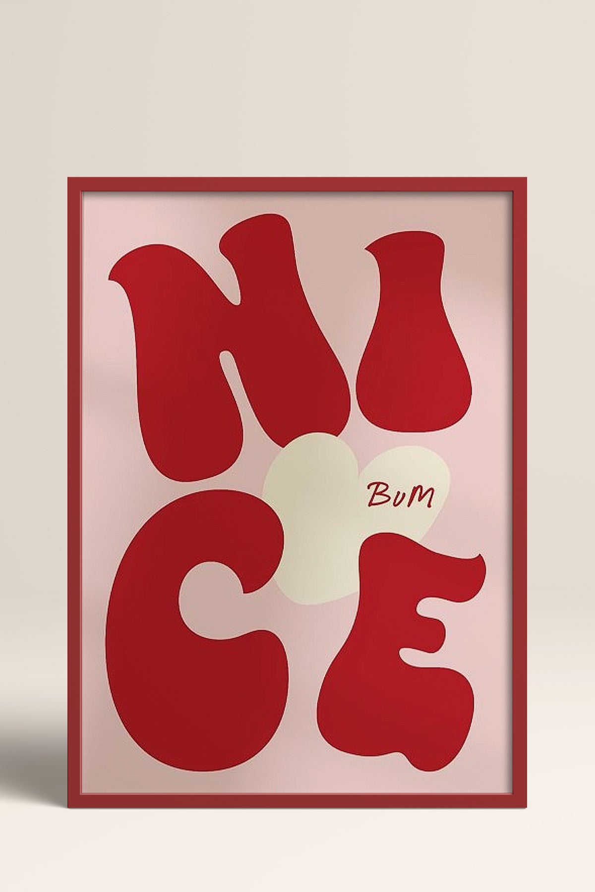 HOMEPACK Ahşap Çerçeveli Tablo Çerçeveli Poster Sanatsal Modern Duvar Dekoru BEK-8346