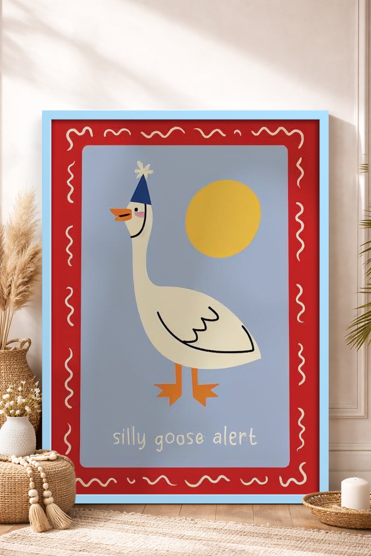 HOMEPACK Ahşap Çerçeveli Tablo Çerçeveli Poster Sanatsal Modern Duvar Dekoru BEK-8349