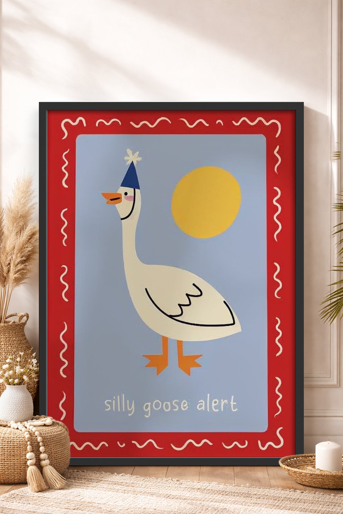 HOMEPACK Ahşap Çerçeveli Tablo Çerçeveli Poster Sanatsal Modern Duvar Dekoru BEK-8349