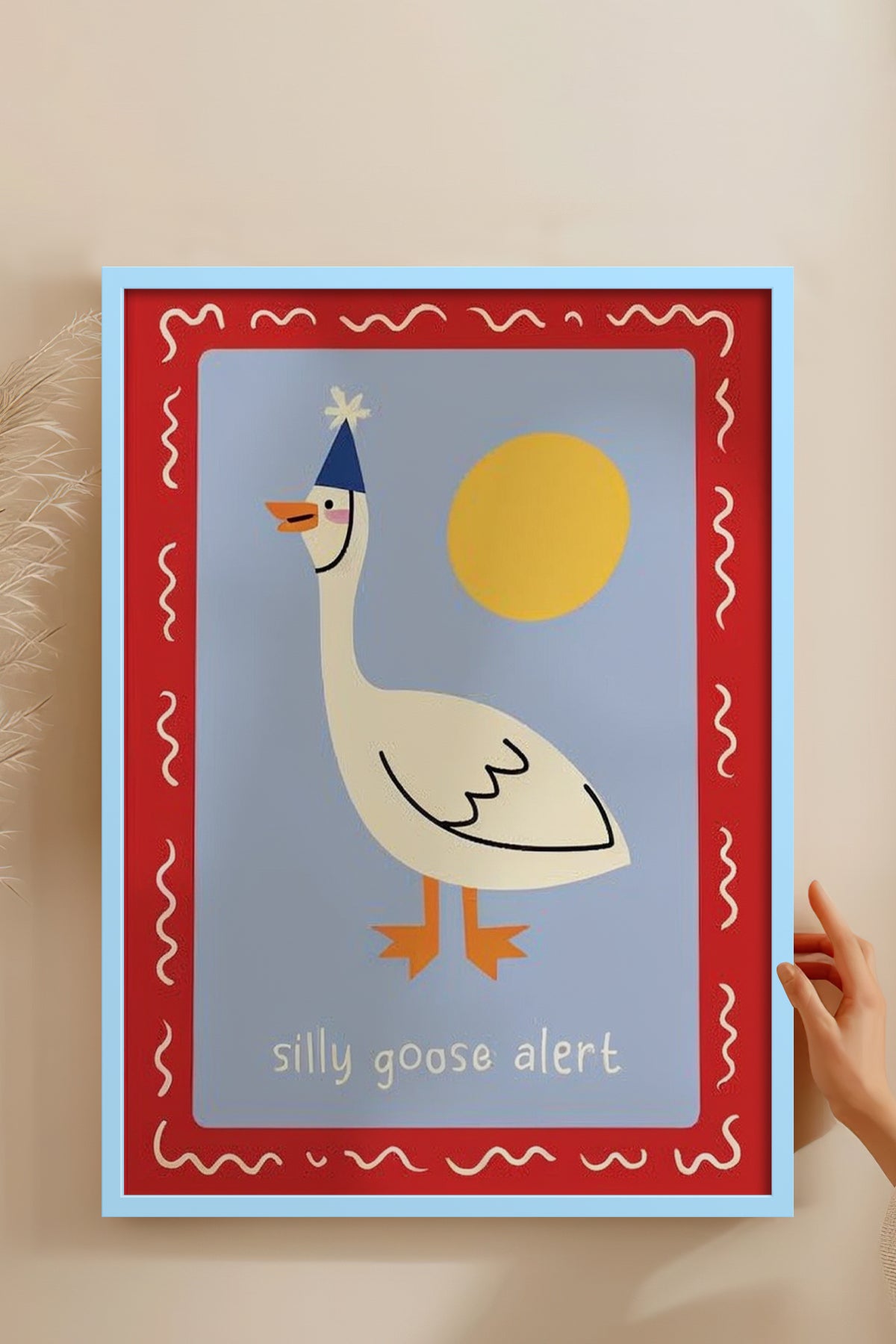 HOMEPACK Ahşap Çerçeveli Tablo Çerçeveli Poster Sanatsal Modern Duvar Dekoru BEK-8349