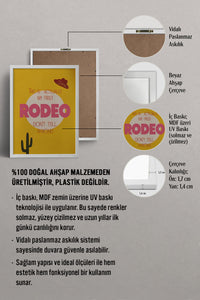HOMEPACK Ahşap Çerçeveli Tablo Çerçeveli Poster Sanatsal Modern Duvar Dekoru BEK-8350