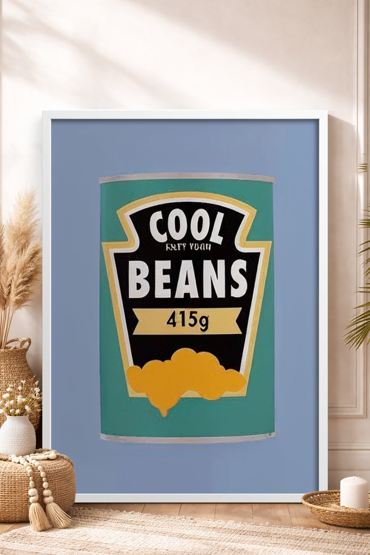 HOMEPACK Ahşap Çerçeveli Tablo Çerçeveli Poster Sanatsal Modern Duvar Dekoru BEK-8351