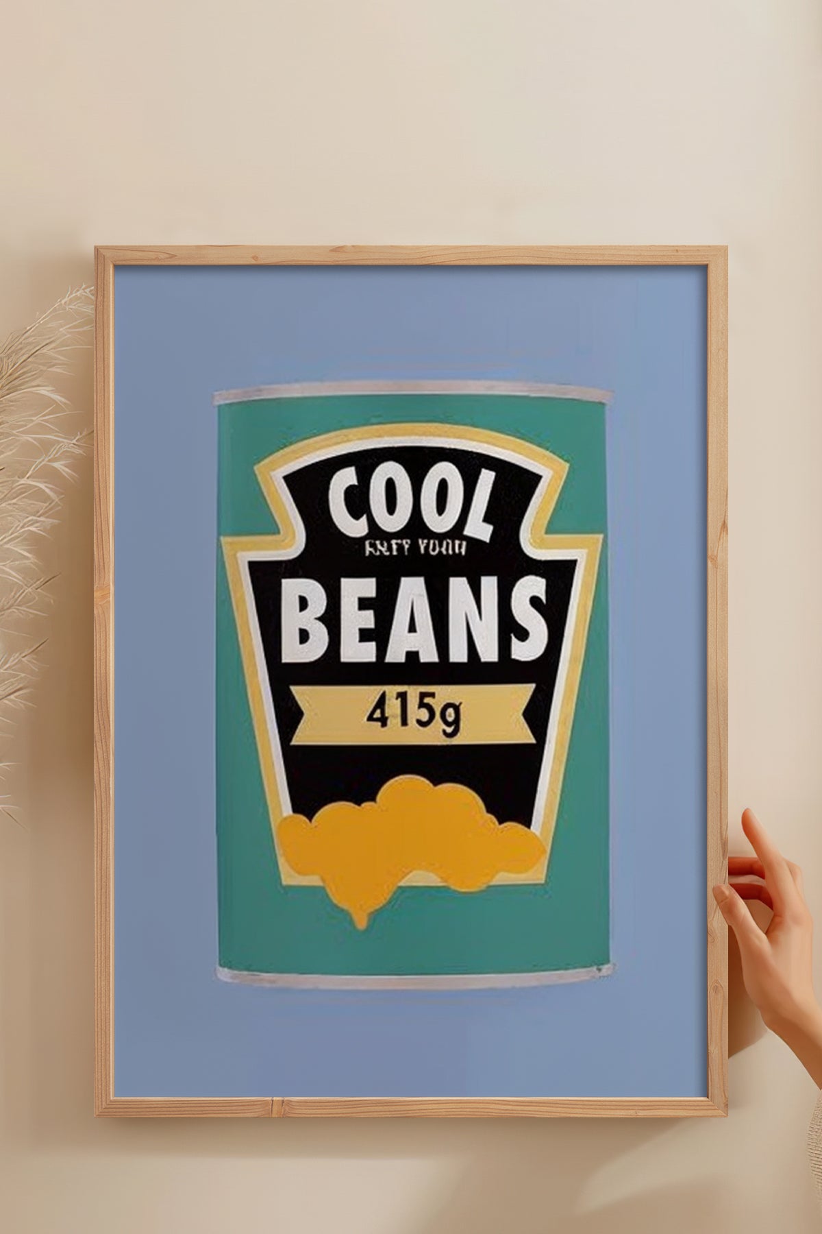 HOMEPACK Ahşap Çerçeveli Tablo Çerçeveli Poster Sanatsal Modern Duvar Dekoru BEK-8351