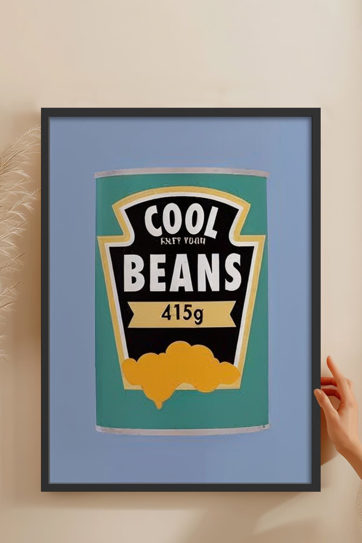HOMEPACK Ahşap Çerçeveli Tablo Çerçeveli Poster Sanatsal Modern Duvar Dekoru BEK-8351